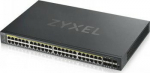 ZYXEL COMMUNICATIONS A/S ZYXEL GS1920-48HPV2, 50 PORT SMART MANAGED POE SWITCH 48X GIGABIT COPPER POE AND 4X GIGABIT DUAL PERS., HYBRID MODE, STANDALONE OR NEBULAFLEX CLOUD, 375 WATT POE (5Y WARRANTY)