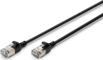 Digitus CAT 6A F-FTP SLIM PATCHCABLE 3M, COOPERLSZH AWG 32/70.3M BLACK