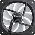Jonsbo FR-606BR PWM-L&uuml;fter, Reverse, RGB - 120mm, schwarz