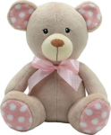 TULILO Mascot Teddy Bear dots beige 25 cm