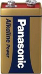 Patarei Panasonic Alkaline Power 6LR61APB/1B 9V, madala voolutarbega seadmetele, keskmise mahutavusega leeliselement, &acute;krona&acute;