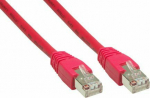 Patchcord S/FTP, Cat6, 5m czerwony