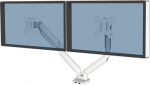 Fellowes Platinum Series Dual Monitor Arm white