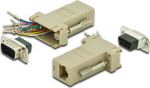 DIGITUS RS 232 Adapter, DB9, RJ45, Modular DB9 M, RJ45 F