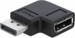 DELOCK DisplayPort 1.4 Adapter St zu Bu 90&deg;links gewinkelt