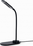 Gembird TA-WPC10-LED-01 Desk lamp with wireless charger, Black | Cold white, warm white, natural 2893-7072 K | Phone or tablet with built-in Qi wireless charging