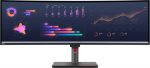 Lenovo ThinkVision P49w-30 - LED-screen - Bend - 49" (49" visbar) - 5120 x 1440 UltraWide Dual QHD @ 60 Hz - IPS - 350 cd/m&sup2; - 2000:1 - DisplayHDR 10 - 4 ms - Thunderbolt 4, 2xHDMI, DisplayPort - speaker - corpse black