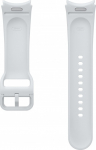 SFR93SSE Sport Band 20mm (S/M) for Samsung Galaxy Watch7/Watch4, Silver, white