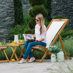 Side table FINLAY 40x40xH40cm, acacia