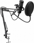 KIN wired microphone Defender SPACE GMC 450 with STREAM streaming stand USB