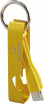 Renkforce USB-Kabel USB 2.0 USB-A Stecker USB-C Plug Yellow Keychain - Kabel