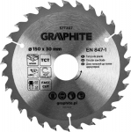Graphite Circular saw blade, widiowa, 150 x 30 mm, 30 teeth