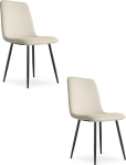 Leobert Krzesło RIFT - beige / black legs x 2