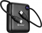 SANDBERG Connect - Powerbank - 10000 mAh - 38.5 Wh - 20 Watt - 3 A - PD 2.0, Power Delivery 3.1, QC 2.0, QC 3.0 - 3 Ausgabeanschlussstellen (USB-C)