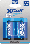 XCell Battery Performance Alkaline LR20 Mono D 2St