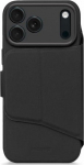 Decoded Textured Silicone Detachable Wallet - obudowa ochronna do iPhone 17 Pro compatible z MagSafe (phantom black)