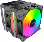 Montech NX600 ARGB CPU K&uuml;hler, Dual Tower- 2x 120mm, schwarz