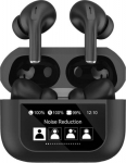 Edifier PLATINET TWS EAERPHONES TOUCH DISPLAY WIRELESS IN-EAR HEADPHONES BLUETOOTH 5.4 300MAH ANC BLACK [46178]