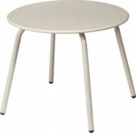 ProGarden Round steel terrace table RONDO, &Oslash; 50 cm