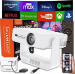 Mini Portable Projector Android 14 WiFi 360 Full HD 4K do Phone Zenwire IMC260