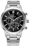 Giewont Men&rsquo;s Chronograph Sapphire Watch GW8510-B1 / silver/black