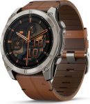 Garmin Fenix 8 3.56 cm (1.4") AMOLED 51 mm Digital 454 x 454 pixels Touchscreen Titanium Wi-Fi GPS (satellite)