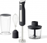 Fratelli Guzzini Guzzini Sous Chef Stabmixer mit Zubeh&ouml;r, grau