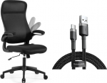 Office chair SENSE7 Revo Black + kabel usb
