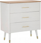 Malys Group Chest of drawers with gold details, 3 szuflady