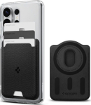 Magnetkinnitusega kaarditasku Urban Fit (MagFit), 3 kaardile, must, Qi2/MagSafe &uuml;hilduv, Spigen