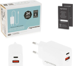 Movano Loader GaN 30W USB-C PD + USB-A (White)