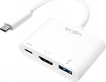 Logilink Adapter USB3.2 Gen1 Typ-C > HDMI+USB-A+USB-C 60W PD
