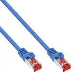 InLine Patchkabel Cat.6, S/FTP (PiMf), 250MHz, blue - 1m
