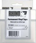 DYMO Rhino Band Vinyl 9mmx5.5m schwarz->wei&szlig;