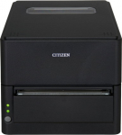 Citizen CT-S4500, 8 dots/mm (203 dpi), cutter, USB, black - receipt printer, direct thermal, 8 dots/mm (203 dpi), 112 mm, 104 mm, roll diameter (max.): 102 mm, speed (max.): 200 mm/s, cutter, USB, drawer kickout, incl.: power supply unit, power cable ...