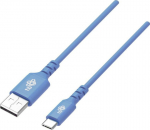 TB Kabel USB-USB C 1m silicone blue Quick Charge