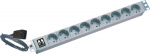 ONLINE USV-Systeme ONLINE USV Steckdosenleiste (Rack - mountable) - Eingabe, Eingang IEC 60320 C20 - output terminals: 9 (power CEE 7/7)