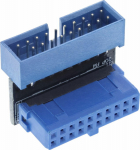 InLine Adapter angular 19-pin USB 3.0 (33448O)
