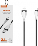 Cable USB Somostel USB-A - microUSB 1.2 m Czarny (28264)