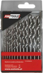 Drill AWTools HSS cylindrical 1.5 2 4.5 4 5.5 5 4.8 3 2.5 3.5 6 3.2 6.5mm zestaw (AW41201)