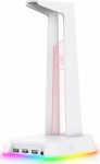 Onikuma Backlit headphone stand RGB ST2 white