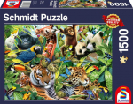 Schmidt Spiele Colorful Tierwelt, 1500 St&uuml;ck(e), Tiere, 12 Jahr(e)