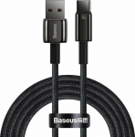 Kabel USB Baseus USB-A - USB-C 2 m Czarny (CAWJ000101)