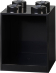 LEGO Building block shelf BRICK SHELF 4 Breite 159 mm black bookshelf with 4 studs made of