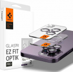 Spigen Tempered glass for the Spigen Optik camera.tr ez Fit Camera Protector Apple iPhone 14 Pro/14 Pro Max Deep Purple [2 PACK]