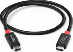 USB-kaabel Hama 2.0m must USB-C USB4 Gen2 Type-C pistik, max 20Gbit/s, video kuni 7680x4320 (8K), 5A 240W Power Delivery 3.1, topeltvarjestus