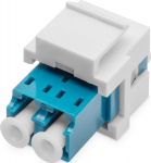 DIGITUS LWL Kupplung LC->LC Singlemode Duplex Keystone-Modul