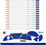 Drawing Sketch Pencil Set ARRTX 2B, 14pcs