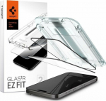 Spigen Spigen Glass tR EZ Fit 2 Pack, FC Black - iPhone 15 Pro Max