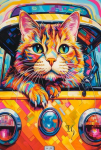 Castor Puzzle 1000 element&oacute;w Cat Bus Travel